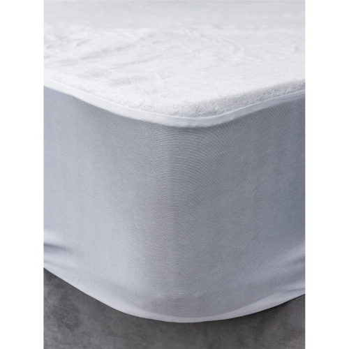 DB Chez Vous - Comfort Mattress Protector, Waterproof and Hypoallergenic, Queen Size, White