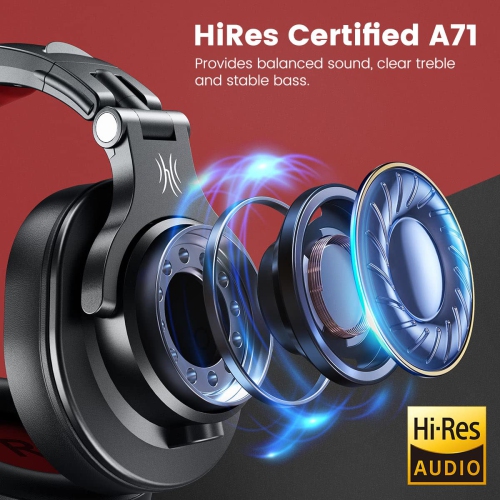 OneOdio A71 Wired Over Ear Headphones, Studio Headphones with SharePort, Professional Monitor Recording & Mixing Foldable He