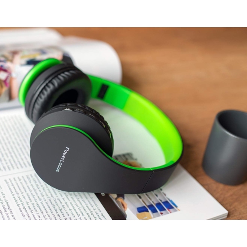 Wireless Bluetooth Over-Ear Stereo Foldable Headphones, Wired Headsets with Built-in Microphone for iPhone, Samsung, LG, iPad