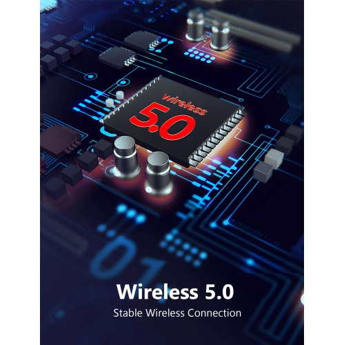 Noise Cancelling Bluetooth Over Ear Headphones, ANC Headphones CVC 8.0 Clear Call for Online School Home Office, Voice Assis