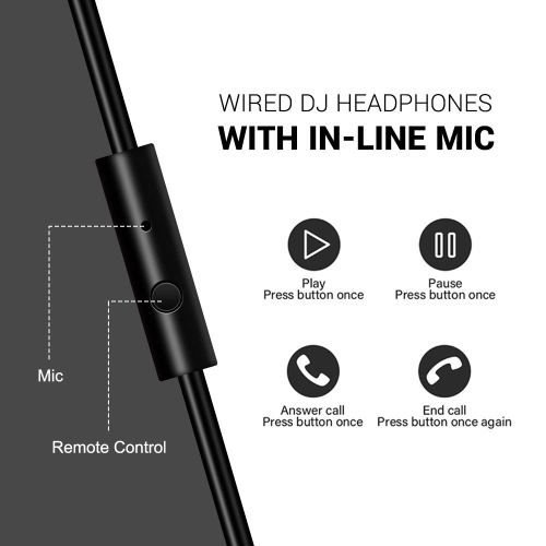 OneOdio Adapter-Free Closed Back Over Ear DJ Stereo Monitor Headphones, Professional Studio Monitor & Mixing, Telescopic Arm