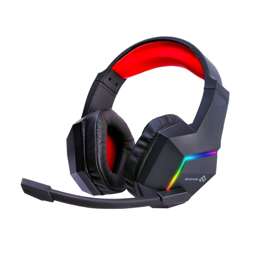 HLD  Gaming Headset for Ps5 Ps4 PC Xbox One, Noise Cancelling Over Ear Headphones With Mic, RGB Light, Bass Surround Gaming Headphon