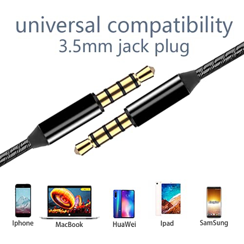 3 Pack Wired Earbuds, in-Ear Headphones with Microphone and Volume Control, Noise Isolating Lightweight Earphones, 3.5mm Jac