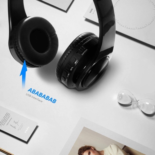 Casque d’écoute étanche, casque d’écoute sans fil V5.0 HD Stereo Sound Sports avec microphone, suppression du bruit passive