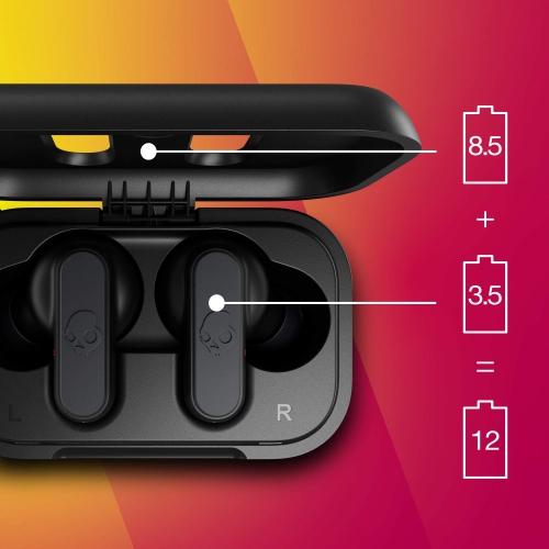 Skullcandy Dime True Wireless Earbuds, True Black