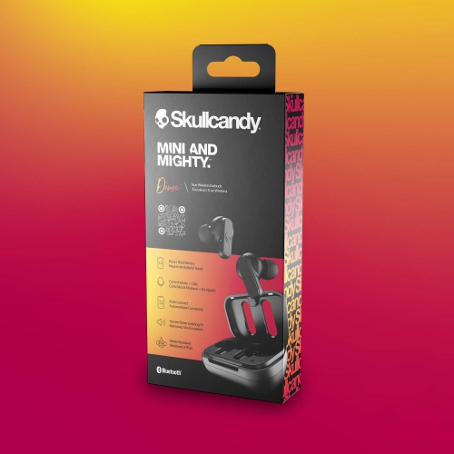 Skullcandy Dime True Wireless Earbuds, True Black