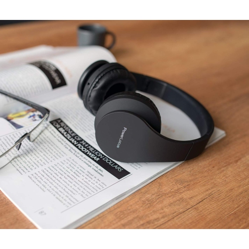 Wireless Bluetooth Over-Ear Stereo Foldable Headphones, Wired Headsets Noise Cancelling with Built-in Microphone for iPhone, Samsung, LG, iPad