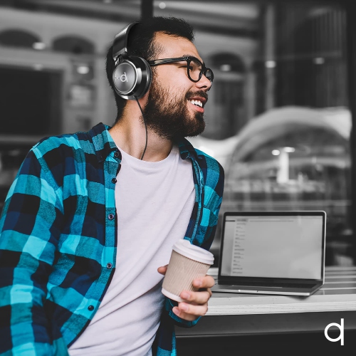 Artix CL750 Wired Headphones with Microphone and Volume Control, On Ear Stereo Noise Isolating Head Phones Corded with Adjus