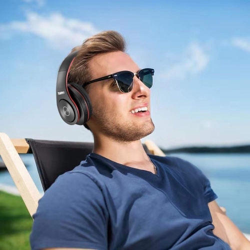 TUNIYO Bluetooth Headphones,Tuinyo Over Ear Stereo Wireless Headset 35H Playtime with Deep Bass,Soft Memory-Protein Earmuffs