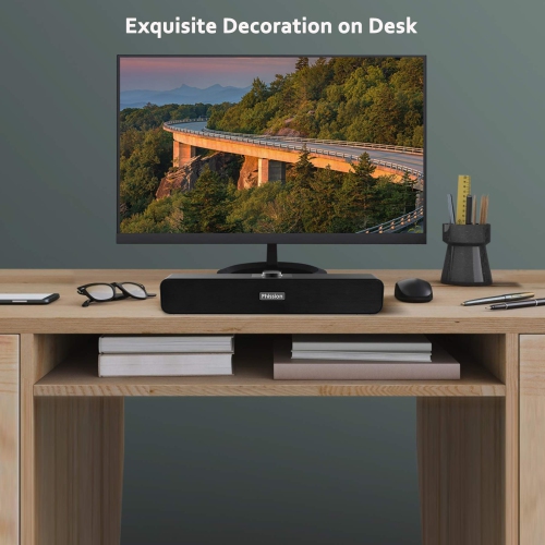 Computer Speakers, MARBOO Speakers 6w with 2 Diaphragm USB Powered Speaker, 2.0 Stereo Speaker for Laptop Desktop PC Cellpho