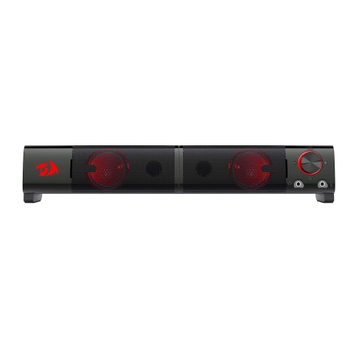 Redragon GS550 Orpheus PC Gaming Speakers, 2.0 Channel Stereo Desktop Computer Sound Bar with Compact Maneuverable Size, Qua