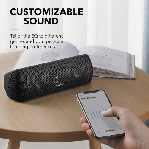 Soundcore Motion+ Bluetooth Speaker with Hi-Res 30W Audio, BassUp, Wireless Speaker - Open Box