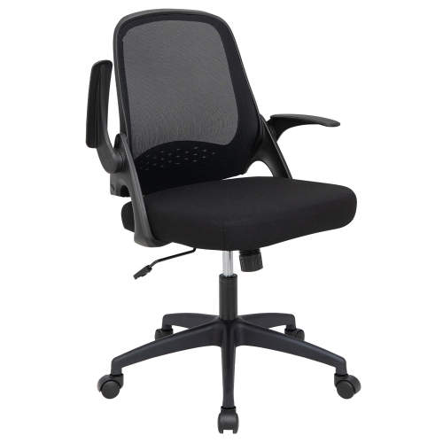 Costway Mesh Office Chair Adjustable Rolling Computer Desk Chair w/Flip-up Armrest