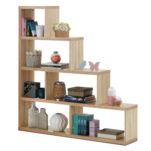 Topbuy 4 Layer Corner Storage Rack Freestanding Display Bookshelf   16310234 