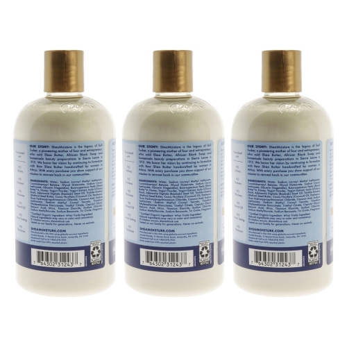 Manuka Honey and Yogurt Hydrate Plus Repair Shampoo by Shea Moisture for Unisex - 13 oz Shampoo - Pack of 3