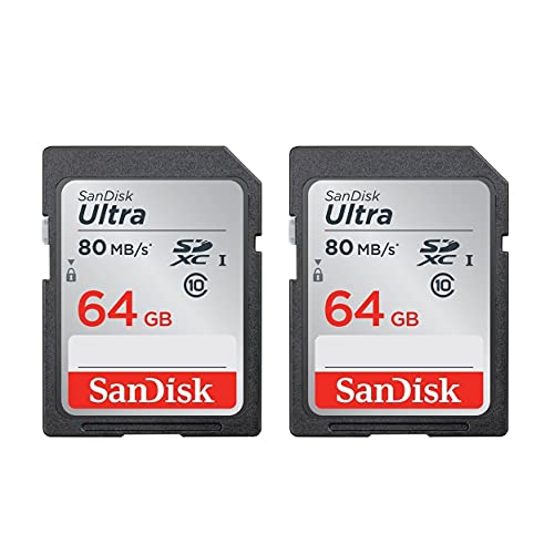 2-pack SanDisk 64GB Ultra SDXC Memory Card -