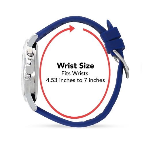 Mens Gold 38mm Analog Tone Glow Watch, Washable Silicone Band, Easy Read, Light Up, Quartz, White Dial, Big Numbers