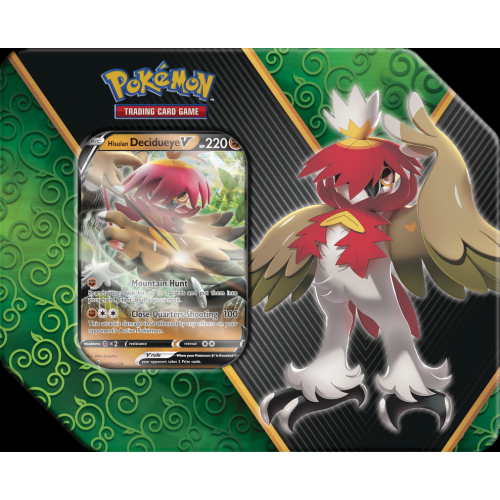 Pokemon Trading Card Game Divergent Powers Tin Hisuian Decidueye V