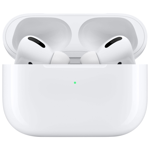 Remis à neuf - Écouteurs boutons 100 % sans fil à suppression du bruit AirPods Pro Apple avec étui de chargement MagSafe - Blanc