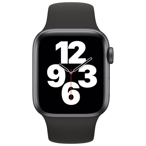 Remis à neuf - Apple Watch SE (GPS + connectivité cellulaire) 40 mm avec boîtier en aluminium gris cosmique/bracelet sport noir