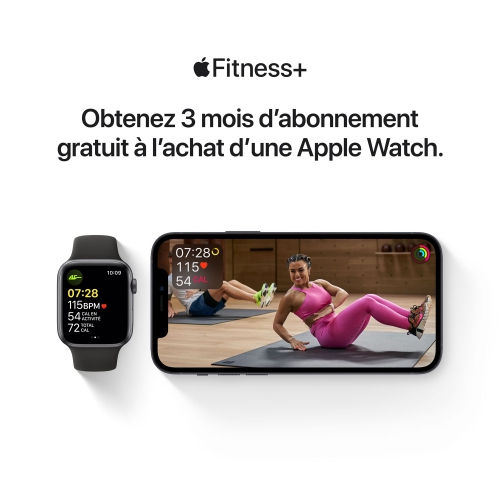 Apple Watch SE (GPS + Cellular) 40mm Space Grey Aluminum Case with Charcoal Sport Loop by APPLE - Refurbished condition - Image 5