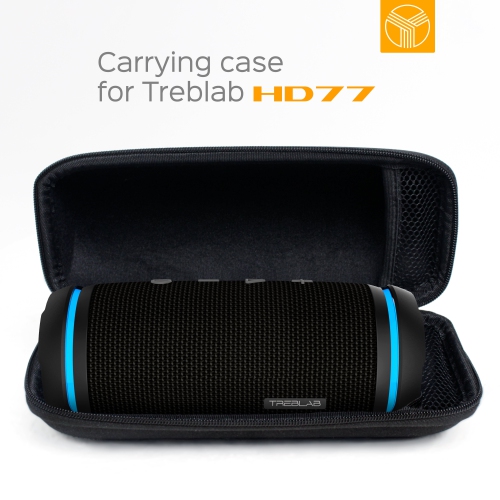 TREBLAB Original Carrying Case for TREBLAB HD77 Bluetooth Speaker - Compatible with Any Portable Speaker 3.15 x 3.19 x 7.36 in or Less