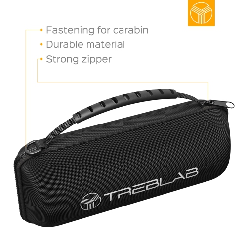 TREBLAB Original Carrying Case for TREBLAB HD77 Bluetooth Speaker - Compatible with Any Portable Speaker 3.15 x 3.19 x 7.36 in or Less