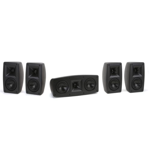 KLIPSCH  Quintet V Home Theater Speaker System In Black I love these speakers, they work great for my surround sound system