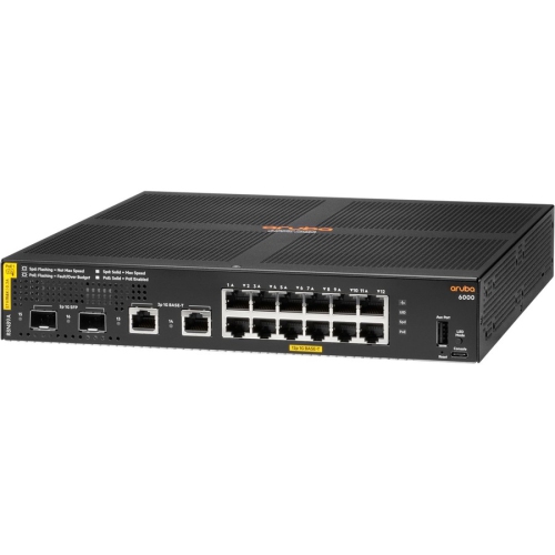 Aruba 6000 48G Class4 PoE 4SFP 370W Switch