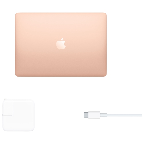 Refurbished - Apple MacBook Air 13.3" w/ Touch ID (Fall 2020) - Gold (Apple M1 Chip / 256GB SSD / 8GB RAM) - Fr