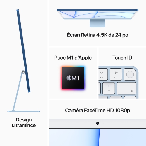 Apple iMac 24" (Spring 2021) - Green (Apple M1 Chip / 8-Core GPU / 256GB SSD / 8GB RAM) - English by APPLE - Refurbished condition - Image 7