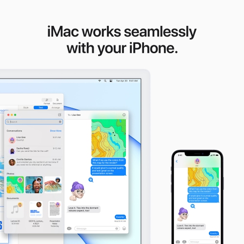 Apple iMac 24" (Spring 2021) - Green (Apple M1 Chip / 8-Core GPU / 256GB SSD / 8GB RAM) - English by APPLE - Refurbished condition - Image 8