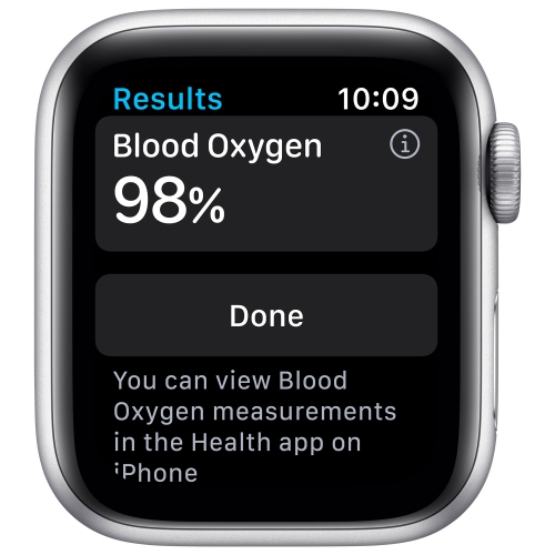 Apple Watch Series 6 (GPS) 40mm Silver Aluminum Case with White Sport Band by APPLE - Refurbished condition - Image 5