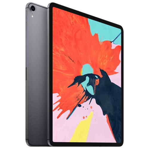 APPLE  Refurbished (Fair) - Ipad Pro 12.9" 64GB With Wi-Fi & 4G Lte (3Rd Generation) - Space In Grey