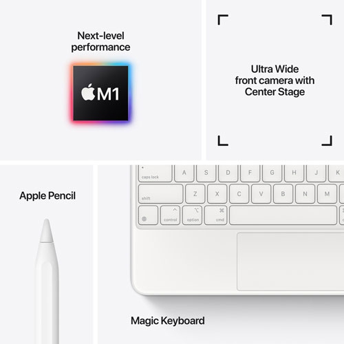 Remis à neuf – iPad Pro 11 po 128 Go d’Apple avec Wi-Fi (3e génération) – Argenté