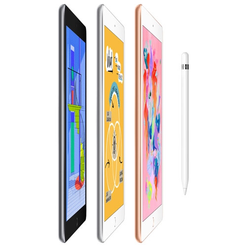 Apple iPad 9.7" 128GB with Wi-Fi - Gold (6th Generation) by APPLE - Refurbished condition - Image 5