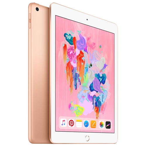 Apple iPad 9.7" 32GB with Wi-Fi - Gold (6th Generation) by APPLE - Refurbished condition - Image 2