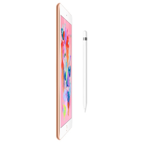 Apple iPad 9.7" 32GB with Wi-Fi - Gold (6th Generation) by APPLE - Refurbished condition - Image 3