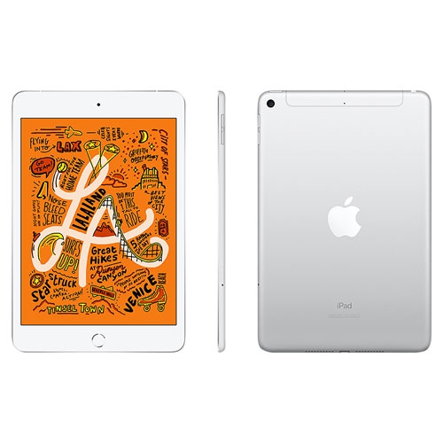 Remis à neuf - iPad mini 7.9 po 64 Go d’Apple avec Wi-Fi et 4G LTE (5e génération) - Argenté