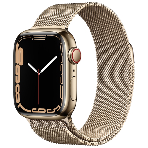 Refurbished 41mm Gold Stainless Steel Case with Gold Milanese Loop