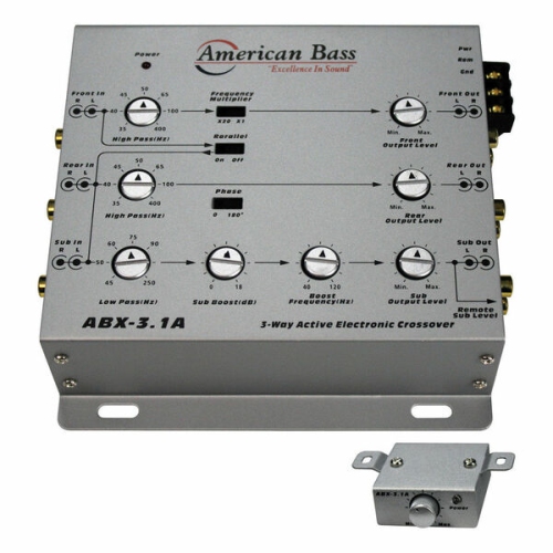 American Bass ABX-3.1A 3-Way Active Crossover