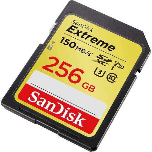 SanDisk 256GB Extreme SDXC Memory Card -