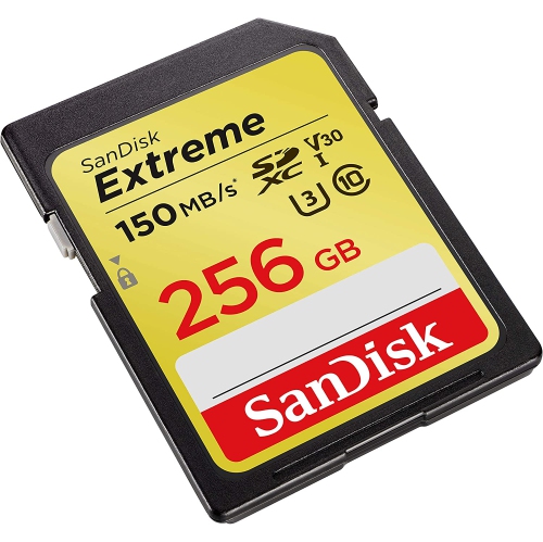 SanDisk 256GB Extreme SDXC Memory Card -