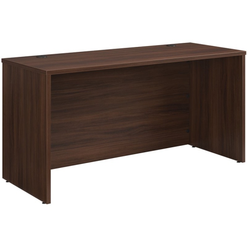 Sauder Affirm Engineered Wood 60" x 24" Computer Desk in Noble Elm/Brown