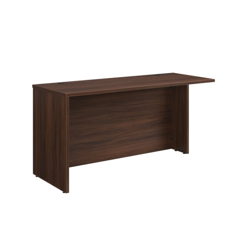 Sauder Affirm Engineered Wood 60" x 24" Computer Desk in Noble Elm/Brown