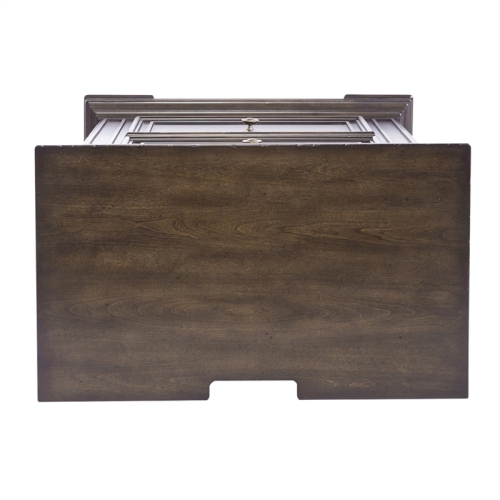 Big Valley Light Brown 2 Drawer Night Stand w/ Charging Station