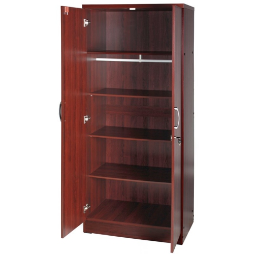 Better Home Products – Armoire en bois à deux portes Harmony, acajou
