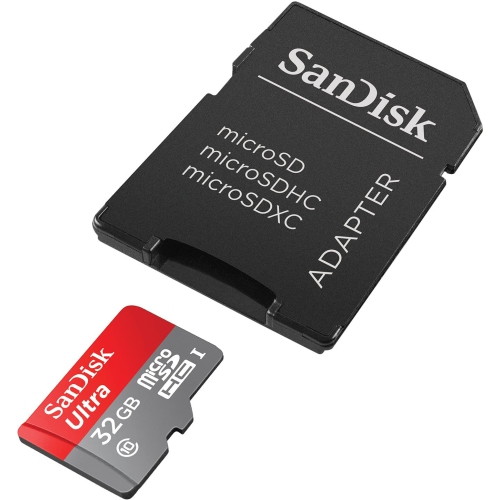 SanDisk 32GB Ultra Micro SDHC Memory Card - + Adapter