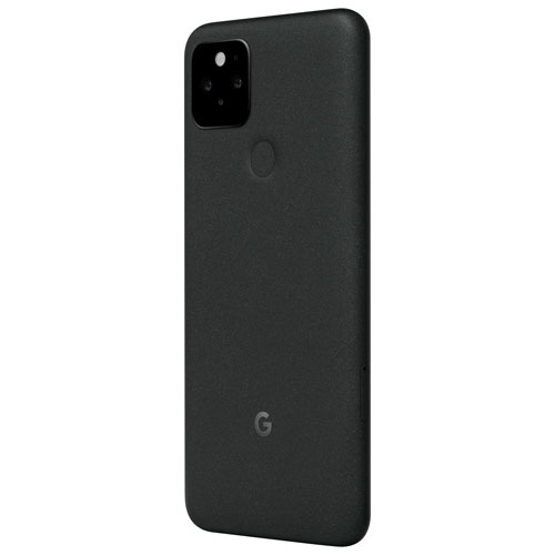 Remis à neuf - téléphone intelligent Pixel 5 de 128 Go de Google - juste noir - Déverrouillé