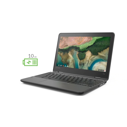 Refurbished - Lenovo 300e 2-in-1 Convertible Chromebook: 11.6-Inch HD IPS Touch Screen, MTK 8173c Quad-Core, 4GB RAM, 32GB SSD, Chrome OS